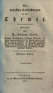 Neue Entdeckungen der Chemie